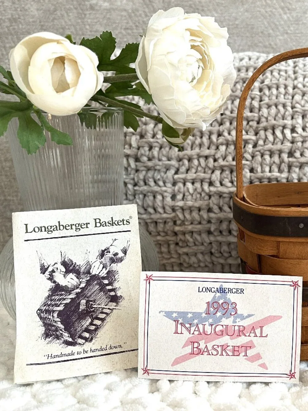 Vintage 1993 Longaberger Inaugural Basket (Small)
